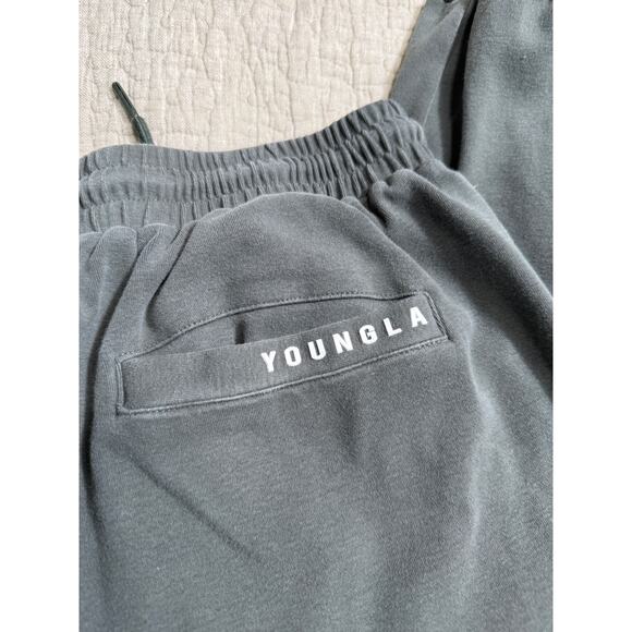 YoungLA Other - YoungLA Cloud Jogger Pants Mens LG Blue Grey Sweatpants Model 228 Gym Workout